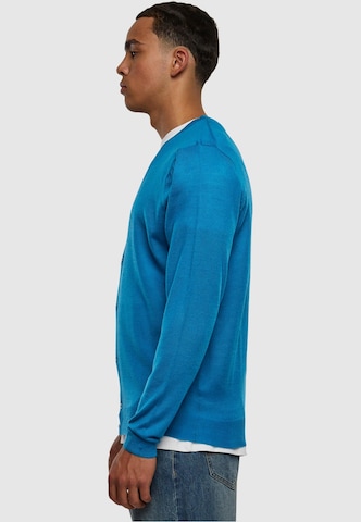 Urban Classics Knit Cardigan in Blue