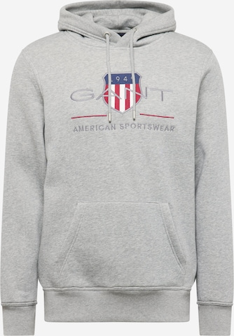 Sweat-shirt GANT en gris : devant