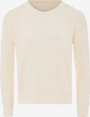 Sidona Sweater in White: front