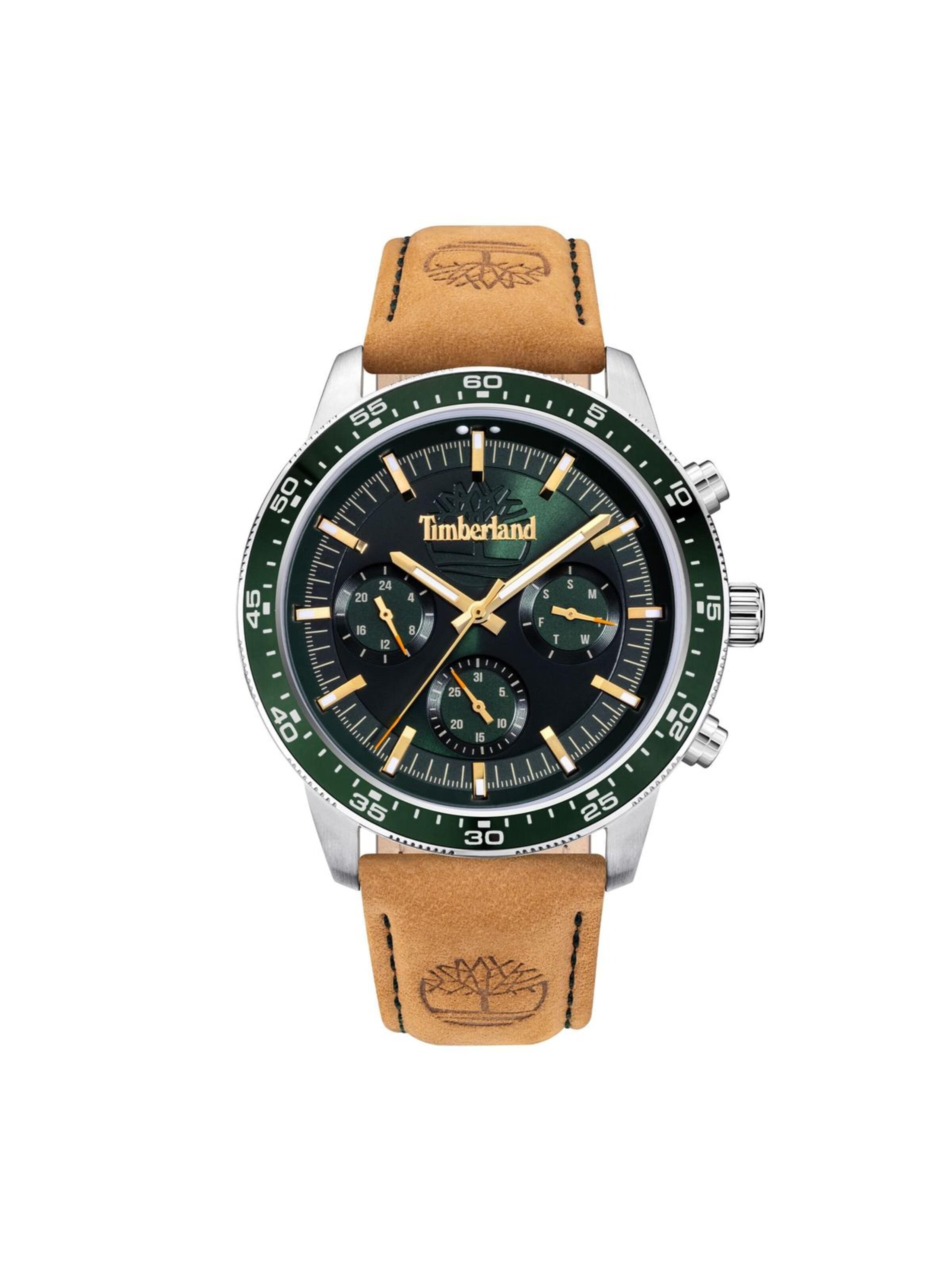 Montre à affichage analogique TIMBERLAND en vert : devant