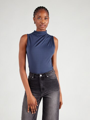 PIECES Top 'PCMadison' in Blue: front