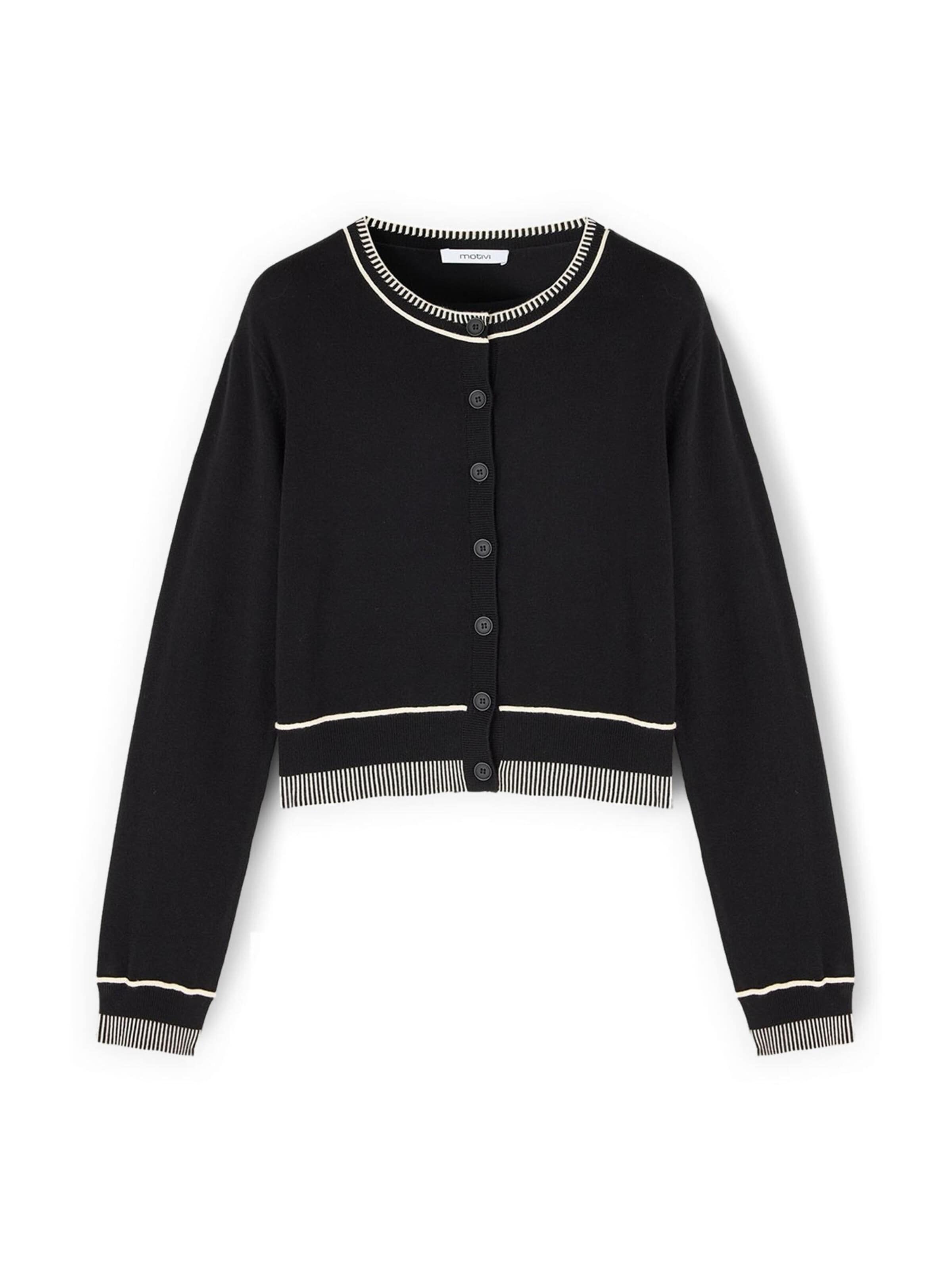 MOTIVI - Jersey en negro: frente