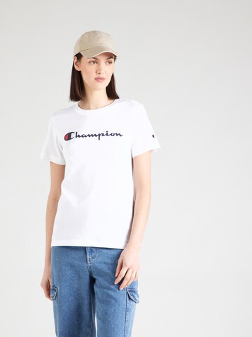 Maglietta di Champion Authentic Athletic Apparel in bianco: frontale