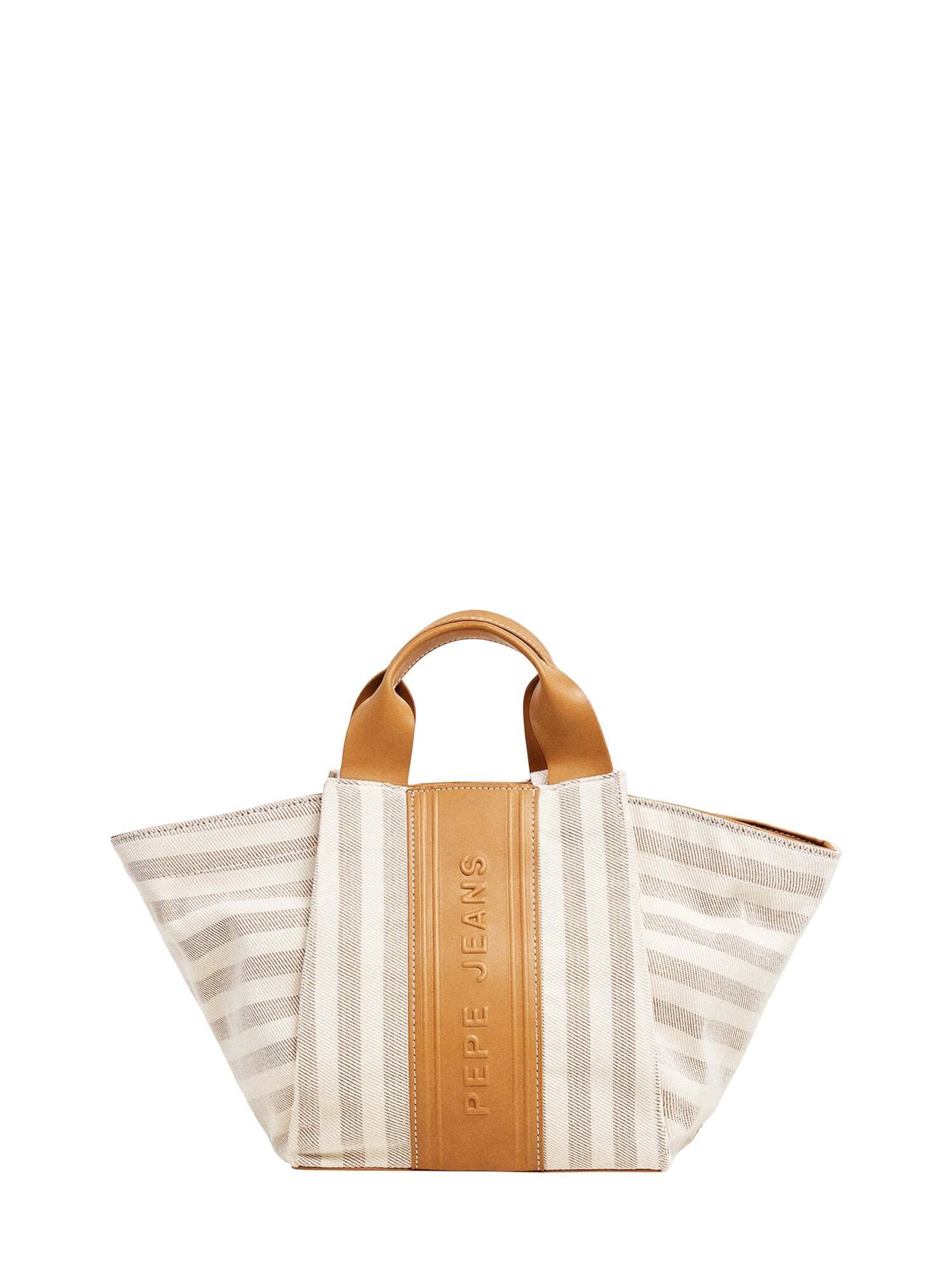 Sacs à main 'Aria Niza' Pepe Jeans en beige : devant