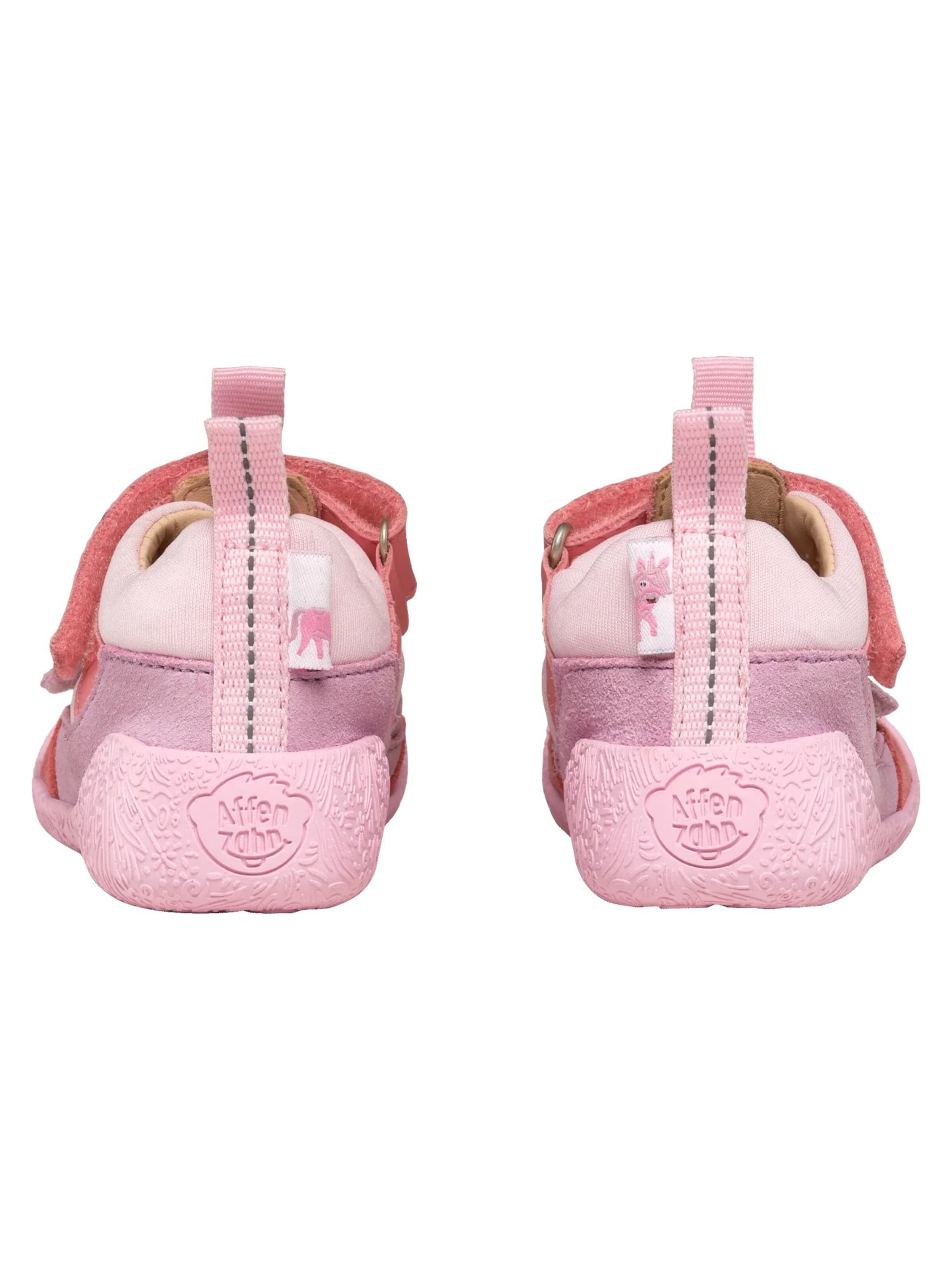 Affenzahn Sandals 'Sandale Leder Freely' in Pink