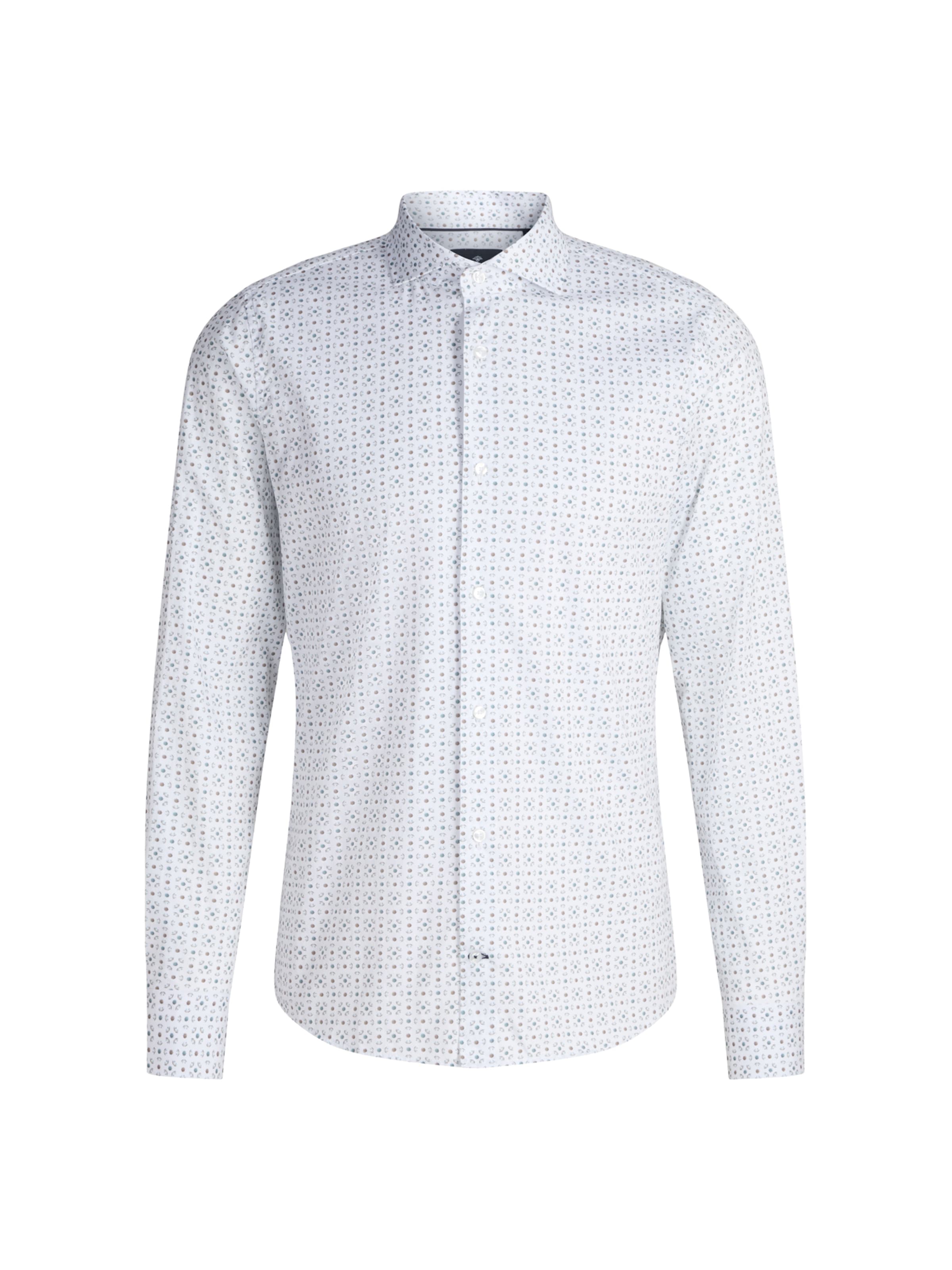 JOOP! Slim fit Button Up Shirt 'Pares' in White: front