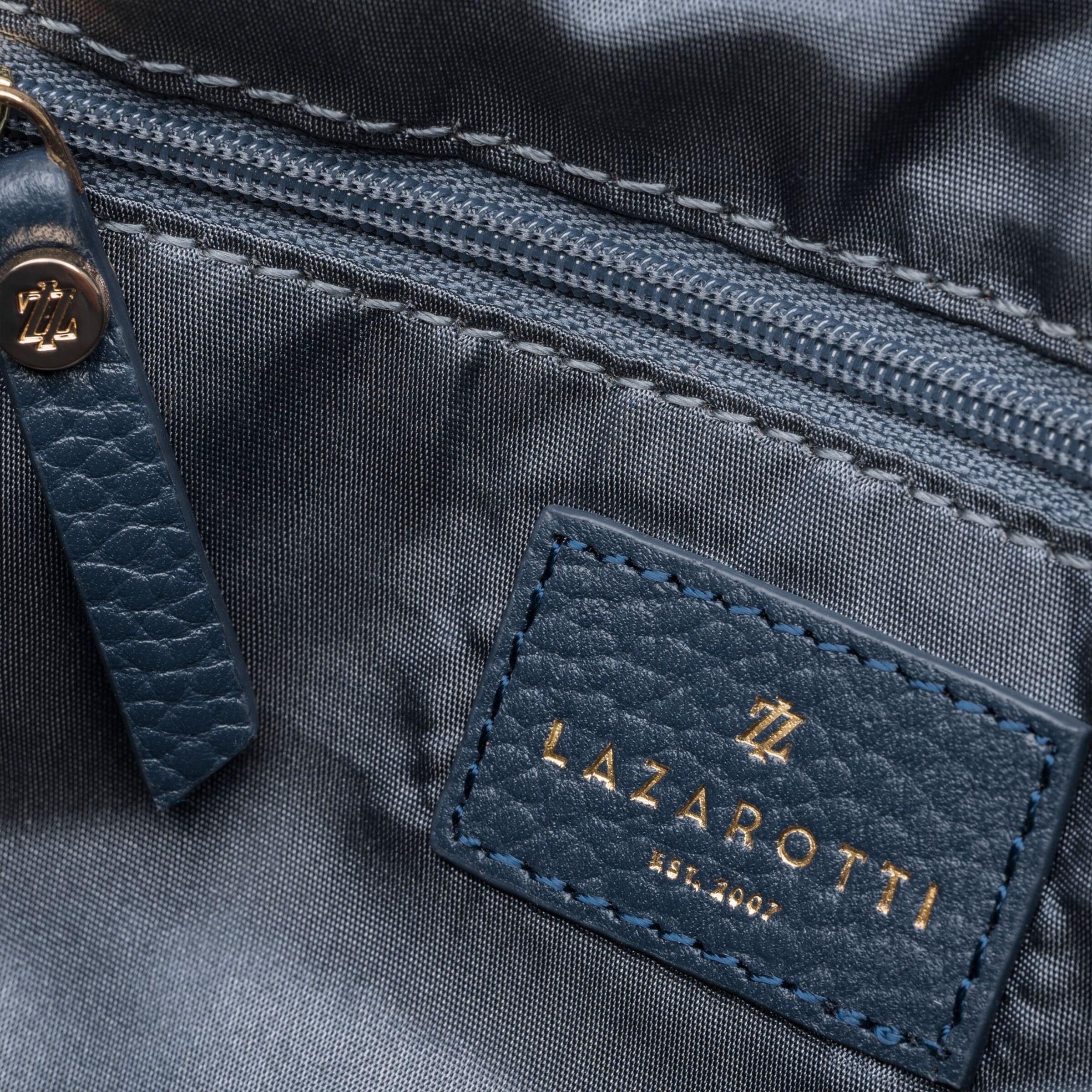 Sac à bandoulière 'Bologna' Lazarotti en bleu