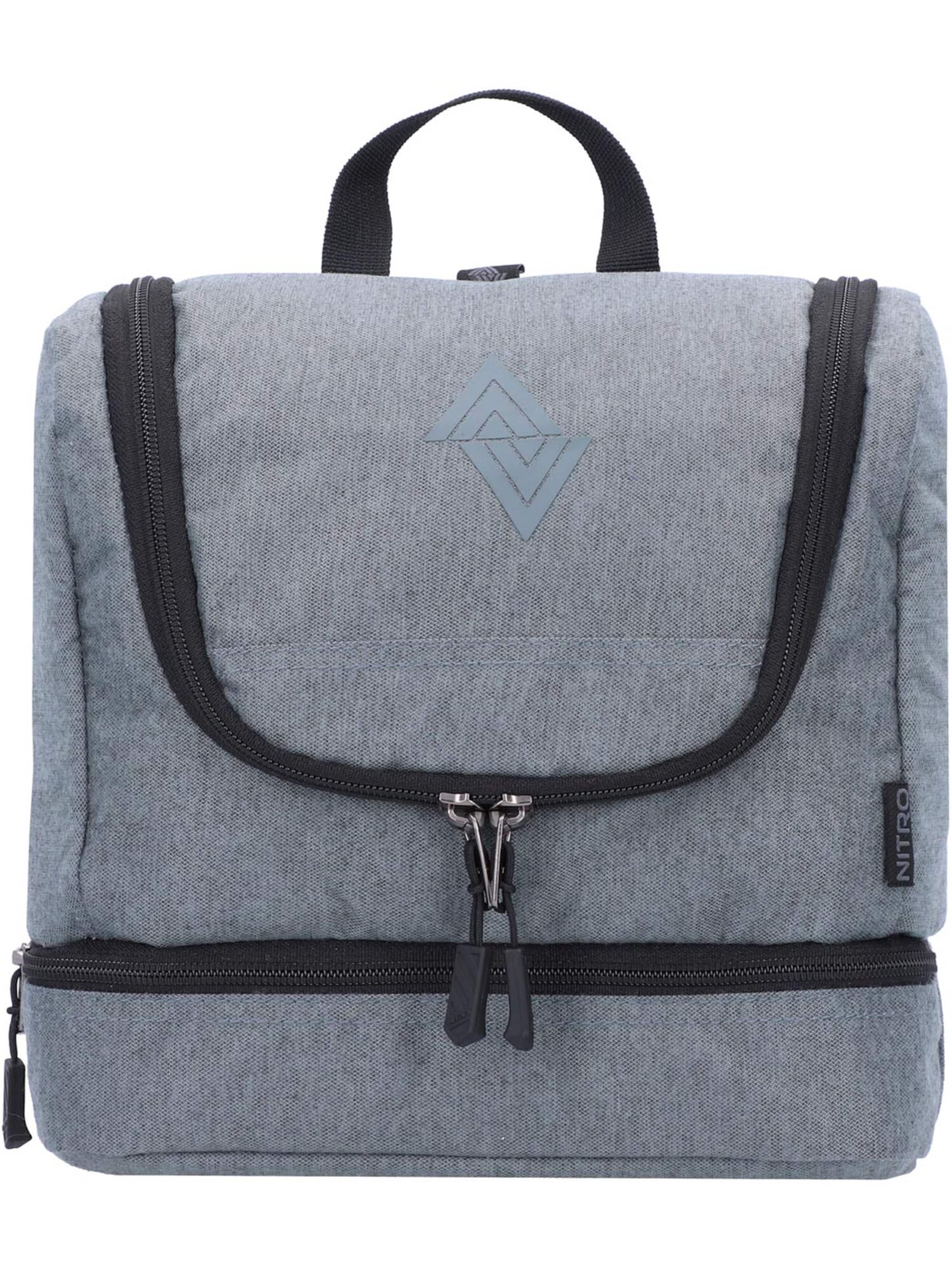 Trousses de toilette NITRO en gris : devant