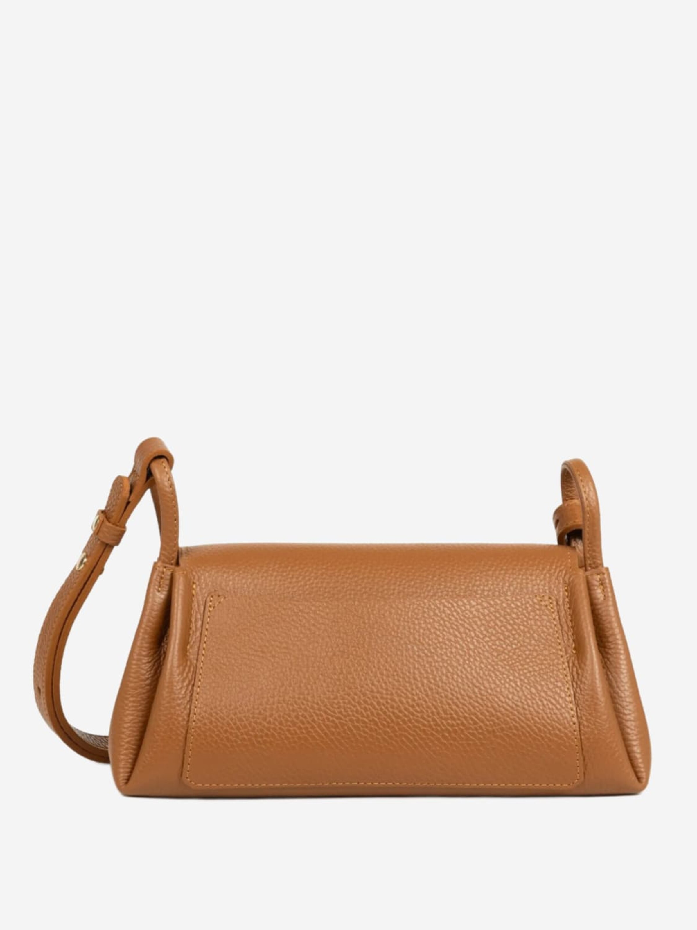 LANCASTER Paris - Bolso de hombro 'Lancaster Sac trotteur A rabat aimanté M Accordéon Double Camel - In - Orange' en marrón