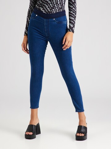 HUGO Skinny Jeggings - Modrá: predná strana