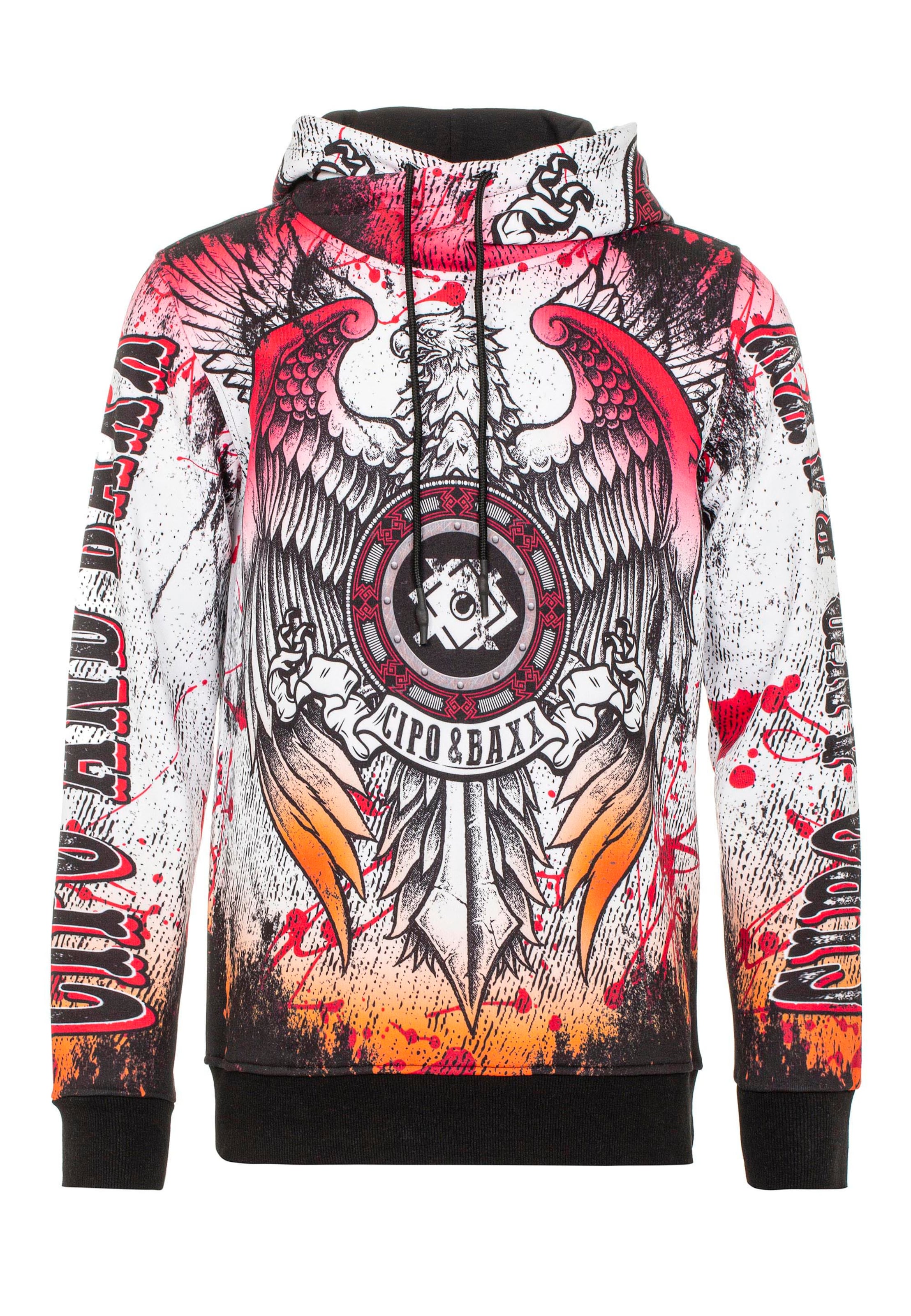 Sweat-shirt CIPO & BAXX en mélange de couleurs : devant