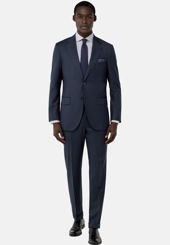 Boggi Milano Regular Fit Business-Sakko in Blau
