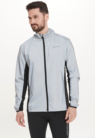 ENDURANCE Athletic Jacket 'Peelier' in Silver: front