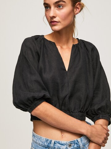 Pepe Jeans Blouse 'PRABHA' in Zwart