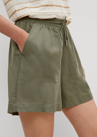 comma casual identity Loose fit Trousers in Green