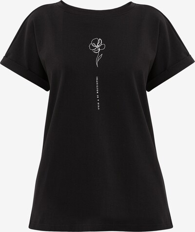 Finn Flare T-Shirt 'Print' in S in schwarz, Produktansicht