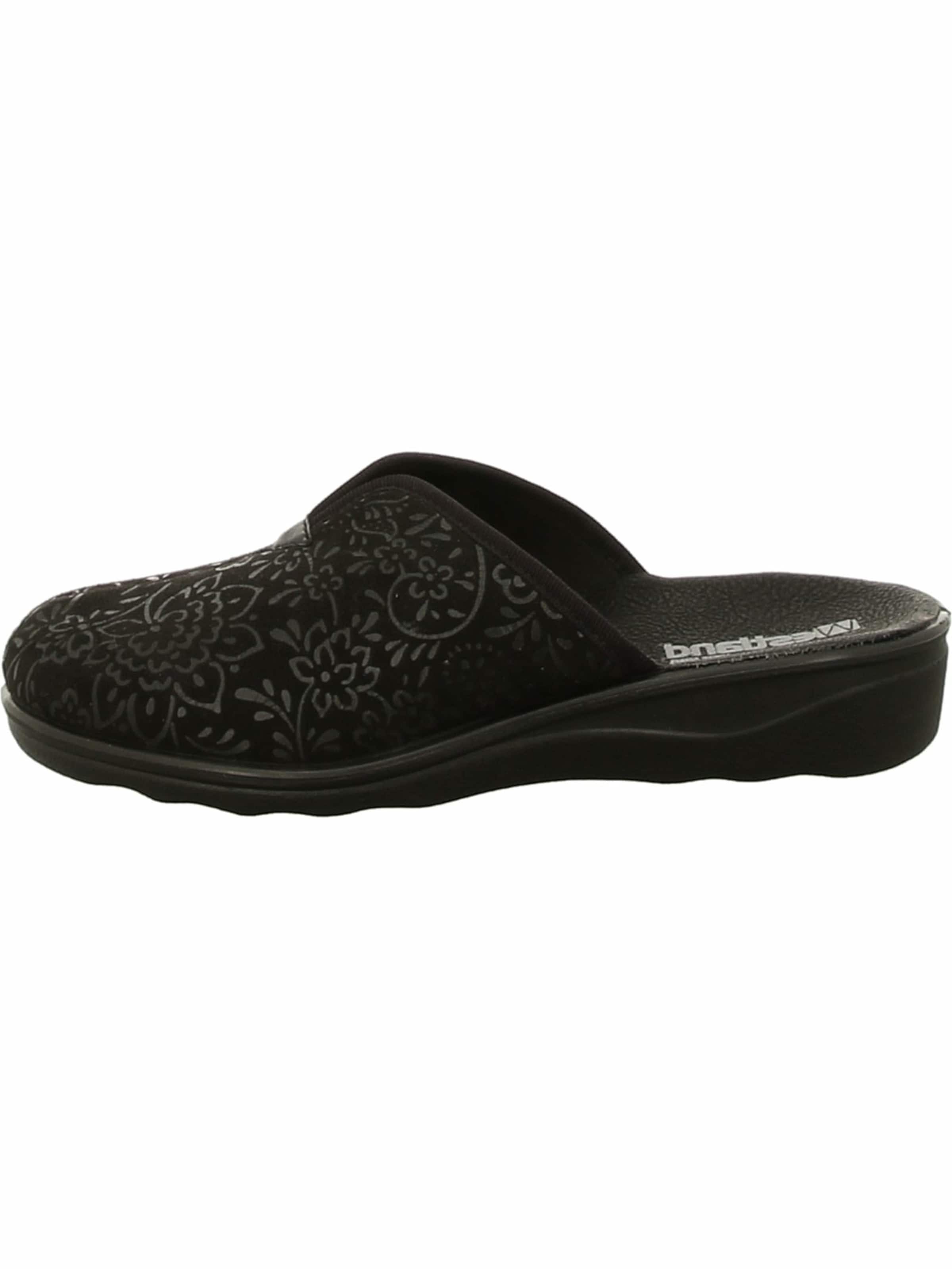 Westland Hausschuh 'NICE' in Schwarz: Vorderseite