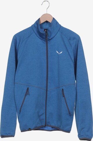 SALEWA Sweatshirt & Zip-Up Hoodie in M in Blue: front