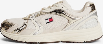 Sneaker bassa di Tommy Jeans in beige: frontale