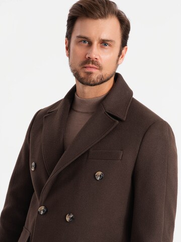 Ombre Winter Coat in Brown