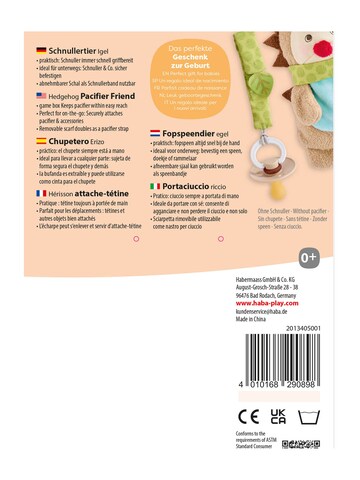 HABA Spel ' Schnullertier Igel ' in Gemengde kleuren