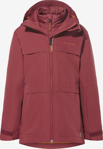 VAUDE Athletic Jacket 'Snow Cup' in Red: front