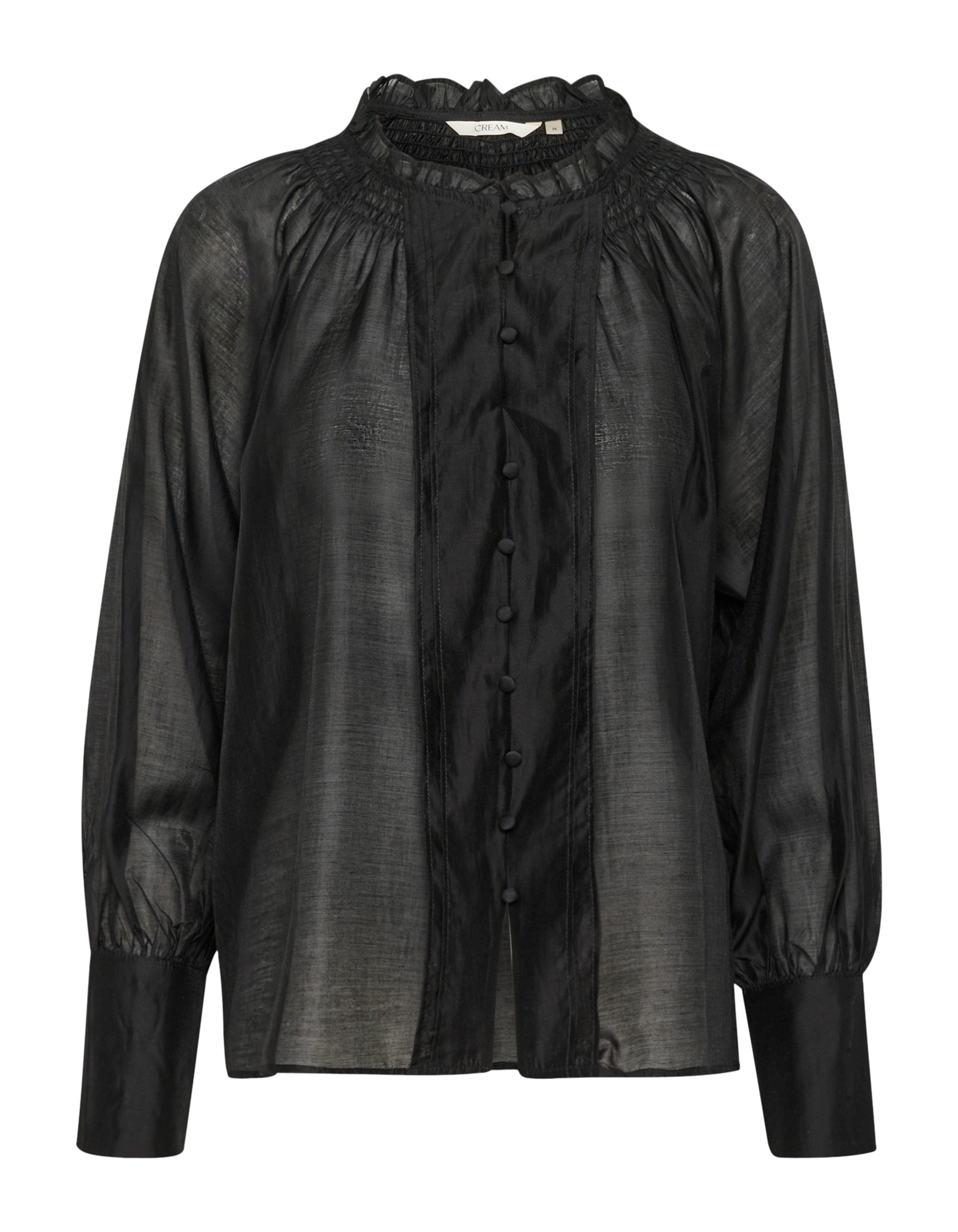 Cream Bluse 'Friil' in schwarz, Produktansicht