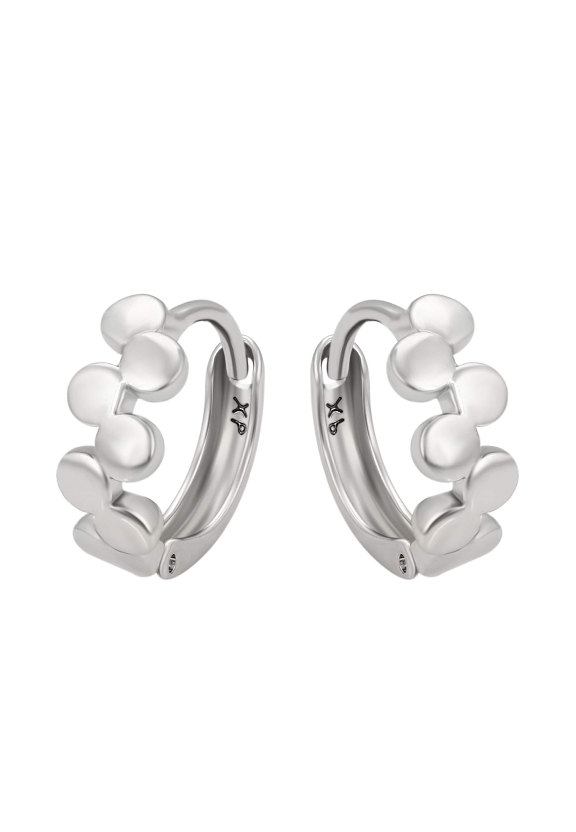 faina Earrings in Silver: front