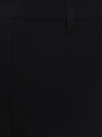 Loosefit Pantalon à plis Bershka en noir