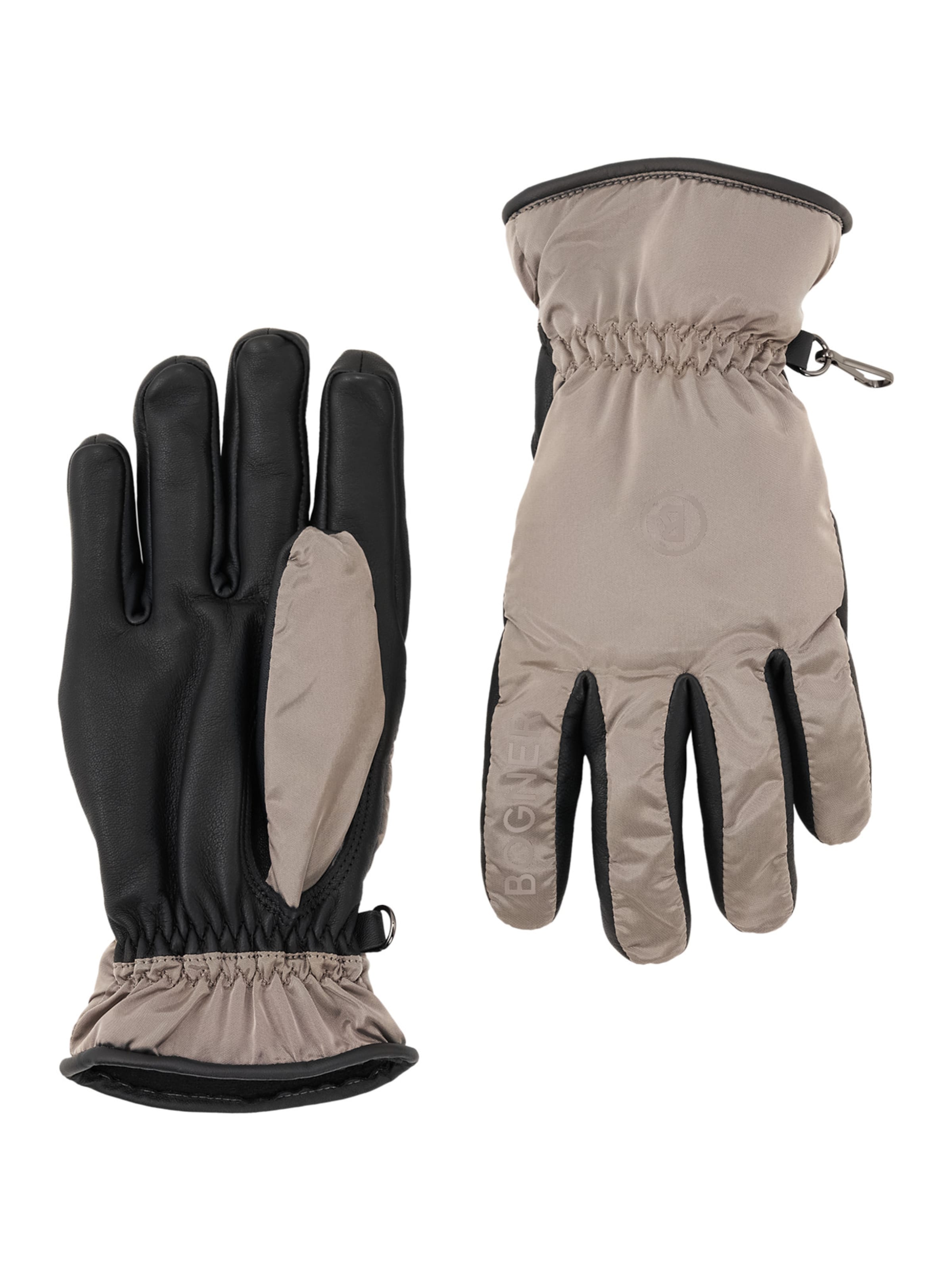 BOGNER Sports gloves 'Jamie' in Beige: front