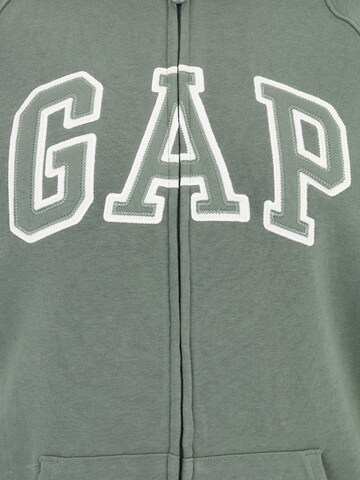 Gap Tall - Sudadera con cremallera en verde