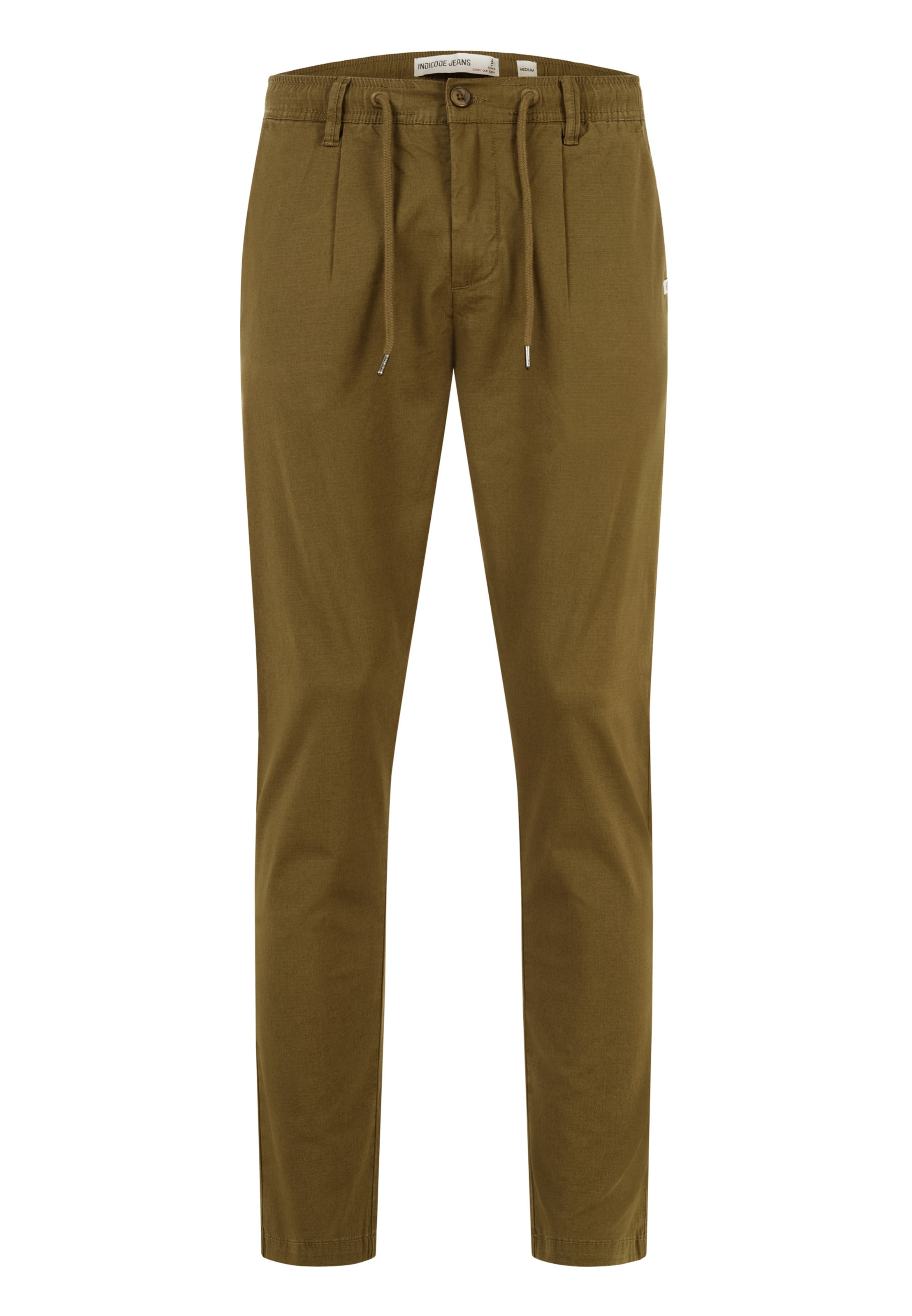 INDICODE JEANS Chino ' INRewood ' in Bruin: voorkant