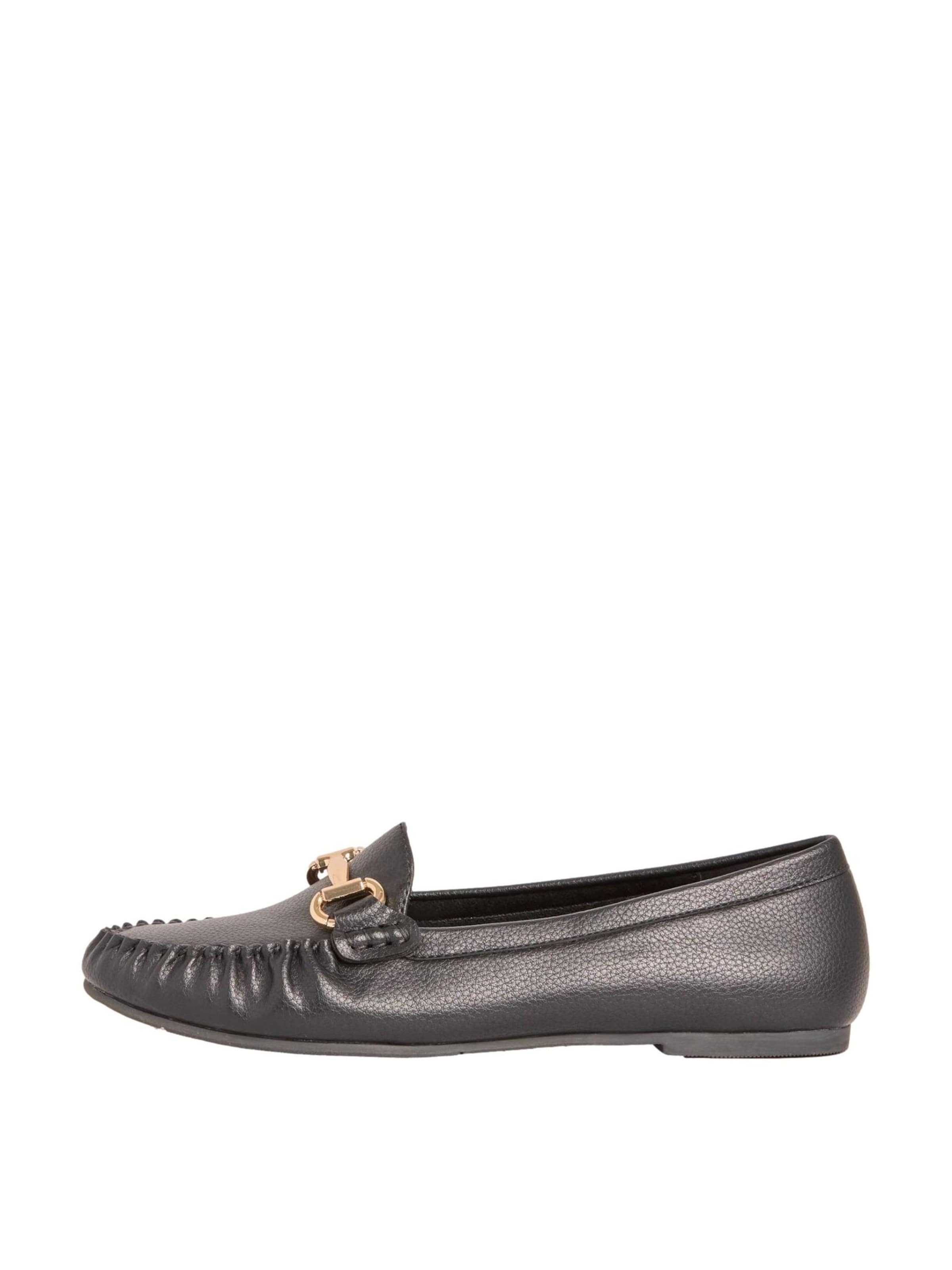 Friends Like These Moccasin in Black: front