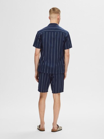 SELECTED HOMME Regular Fit Hemd 'West' in Blau