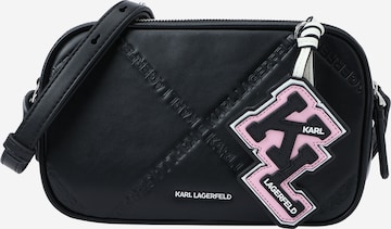 Karl Lagerfeld Crossbody bag 'Ikonik 2.0' in Black: front