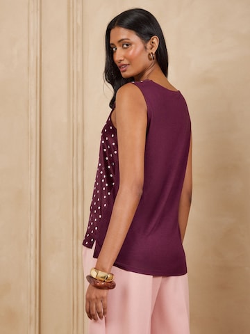 love & roses Top in Lila