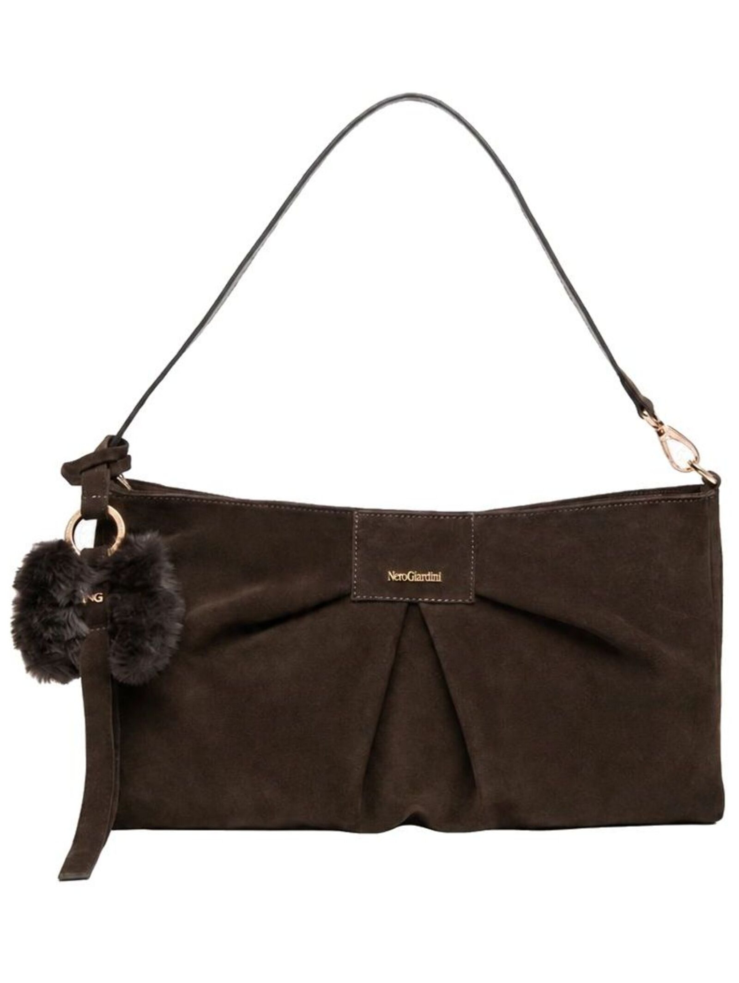 Borsa a spalla in One Size Nero Giardini di colore marrone scuro, Visualizzazione prodotti