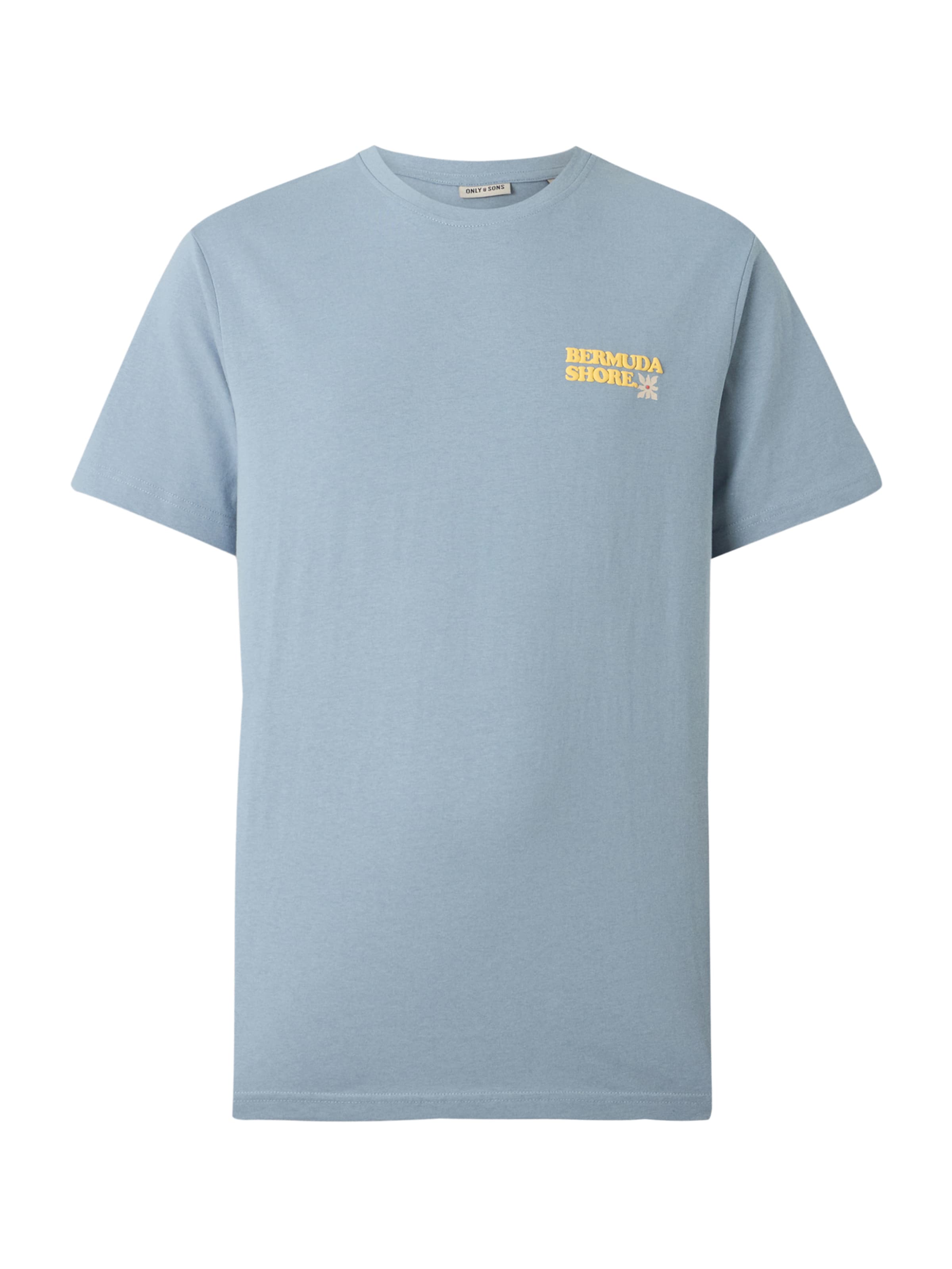 T-Shirt 'ONSKIKI' Only & Sons en bleu : devant