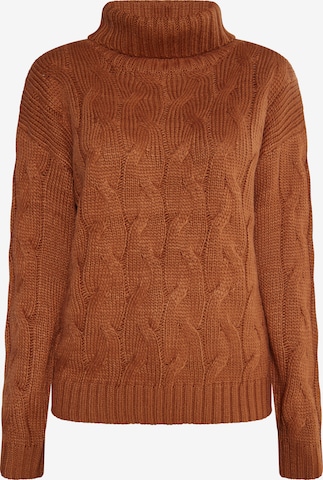 Pull-over 'Biany' MYMO en marron : devant