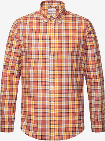 SEIDENSTICKER Regular fit Business Shirt in Orange: front