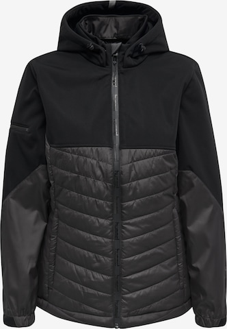 Veste fonctionnelle 'North' Hummel en noir : devant