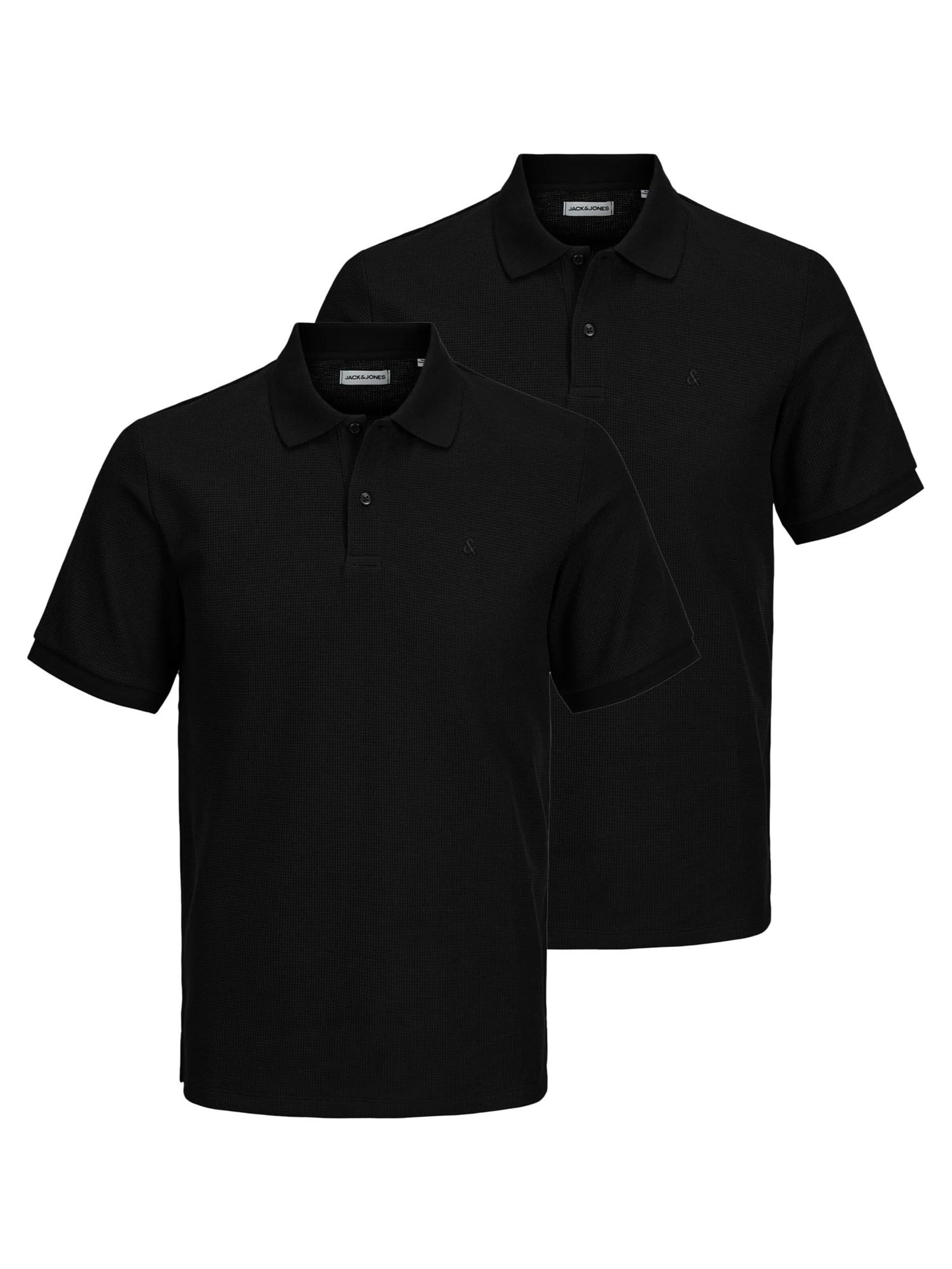 JACK & JONES Shirt 'Austin'‌‌‌‌‌‌‌‌ in Schwarz: Vorderseite