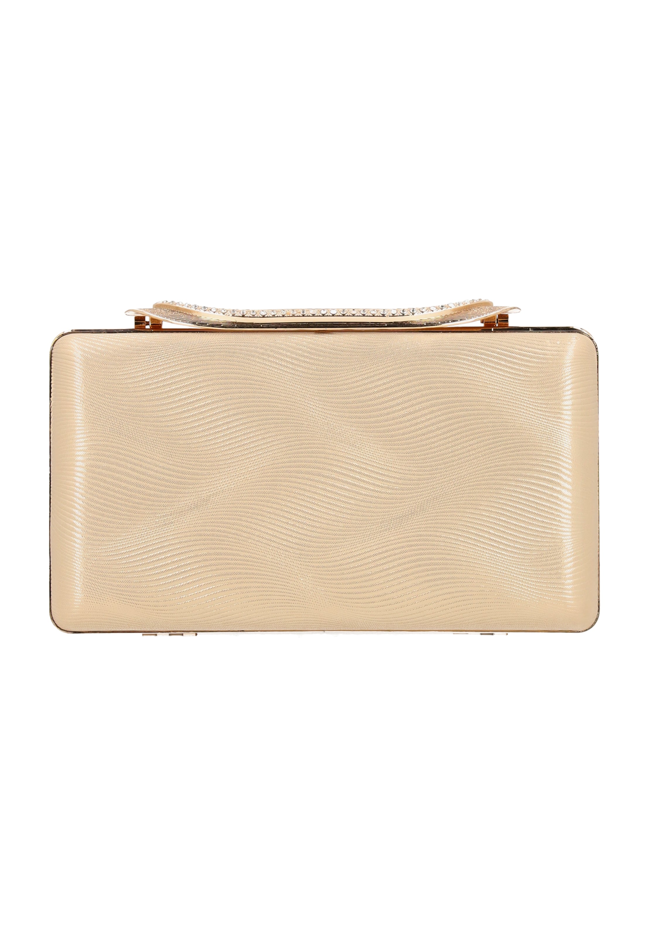 faina Clutch in de kleur Goud, Productweergave