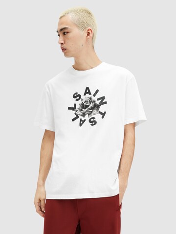 AllSaints T-shirt 'DAIZED' i vit