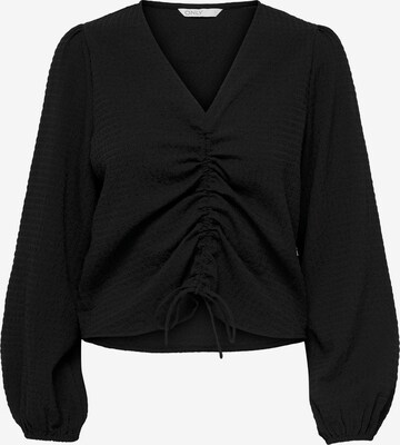 ONLY Bluza | črna barva: sprednja stran