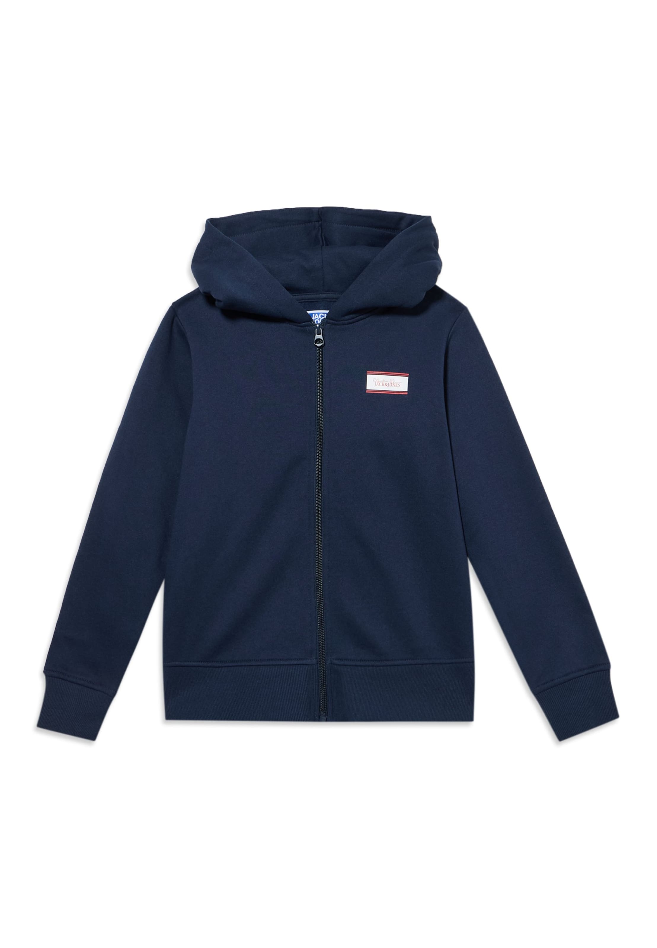 Jack & Jones Junior Mikina 'JJBUSTER' – modrá: přední strana