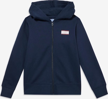 Jack & Jones Junior Mikina 'JJBUSTER' – modrá: přední strana