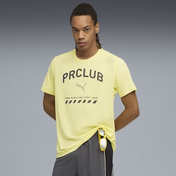 PUMA Funktionsshirt 'Run Club' in Gelb: Vorderseite