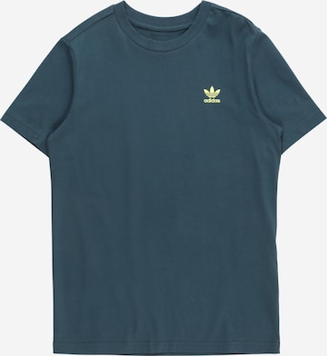 Tricou 'Adicolor' de la ADIDAS ORIGINALS pe albastru: față