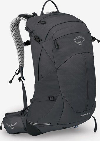 Osprey Sports Backpack 'Stratos 24' in Grey: front